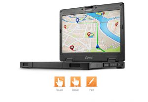 Vibrant Display GPS Getac s410 Laptop