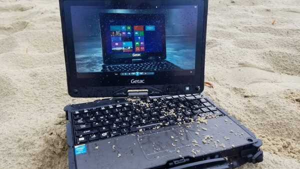Getac Rugged Computer Sandy Wet